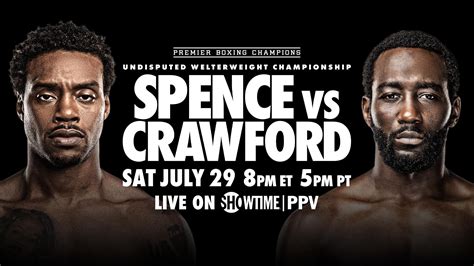 order spence vs crawford ppv|Spence